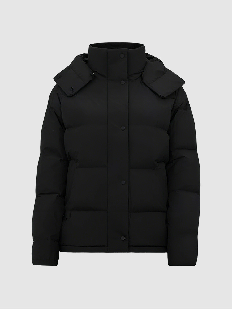 퍼프 5 그램 3 방 90 화이트 구스다운 후드 패딩 여성 반빵 슈트