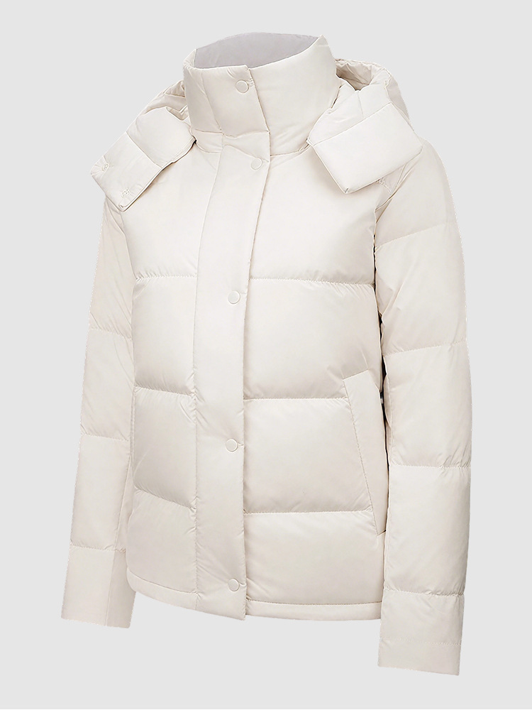 퍼프 5 그램 3 방 90 화이트 구스다운 후드 패딩 여성 반빵 슈트