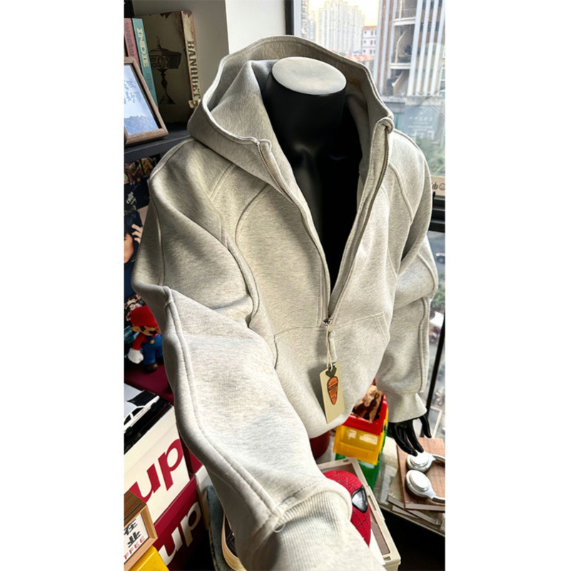 차이나 칼라 스웨터 남성용 점퍼 후드티