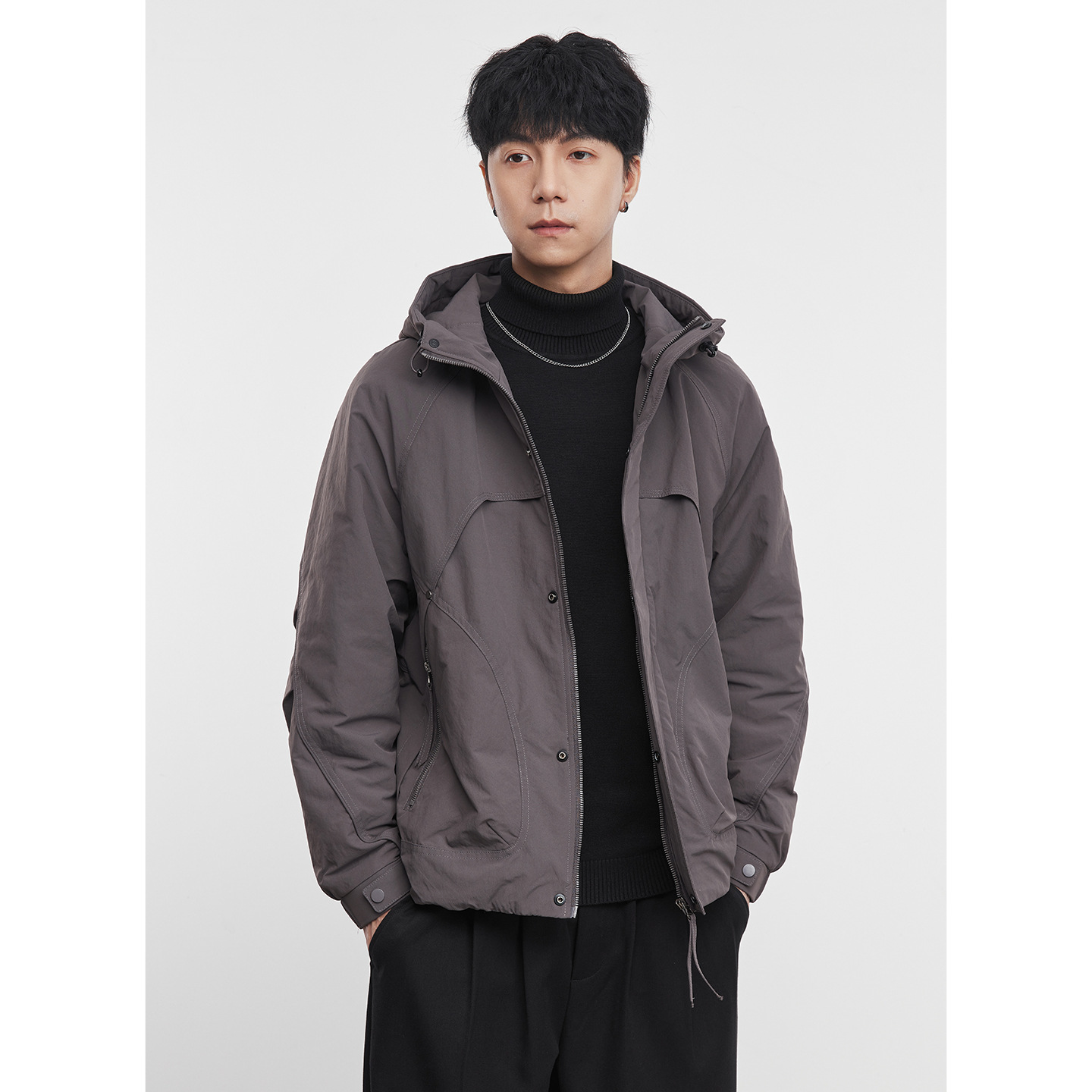 후드 점퍼 남성 겨울 신상품 카고 재킷 스포츠 아웃도어 바람막이 재킷