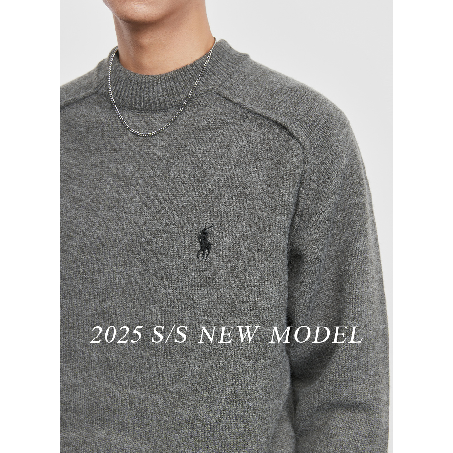 가을겨울 라운드넥 니트 남성 경숙함 한식의 루즈핏 니트 남성 보온 이너