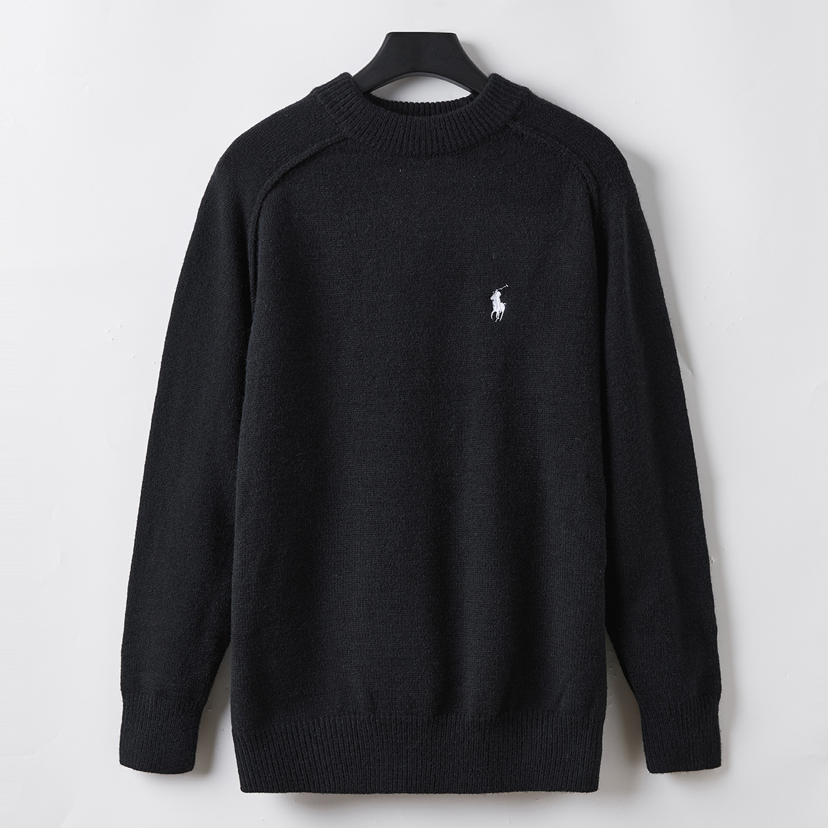 가을겨울 라운드넥 니트 남성 경숙함 한식의 루즈핏 니트 남성 보온 이너