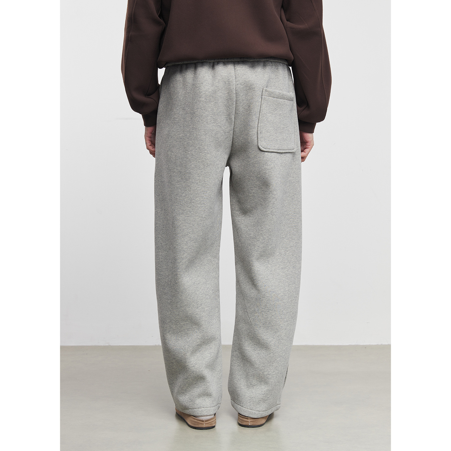 베이직 기모 캐주얼 남성 가을겨울 신상 통 슬랙스 맨투맨