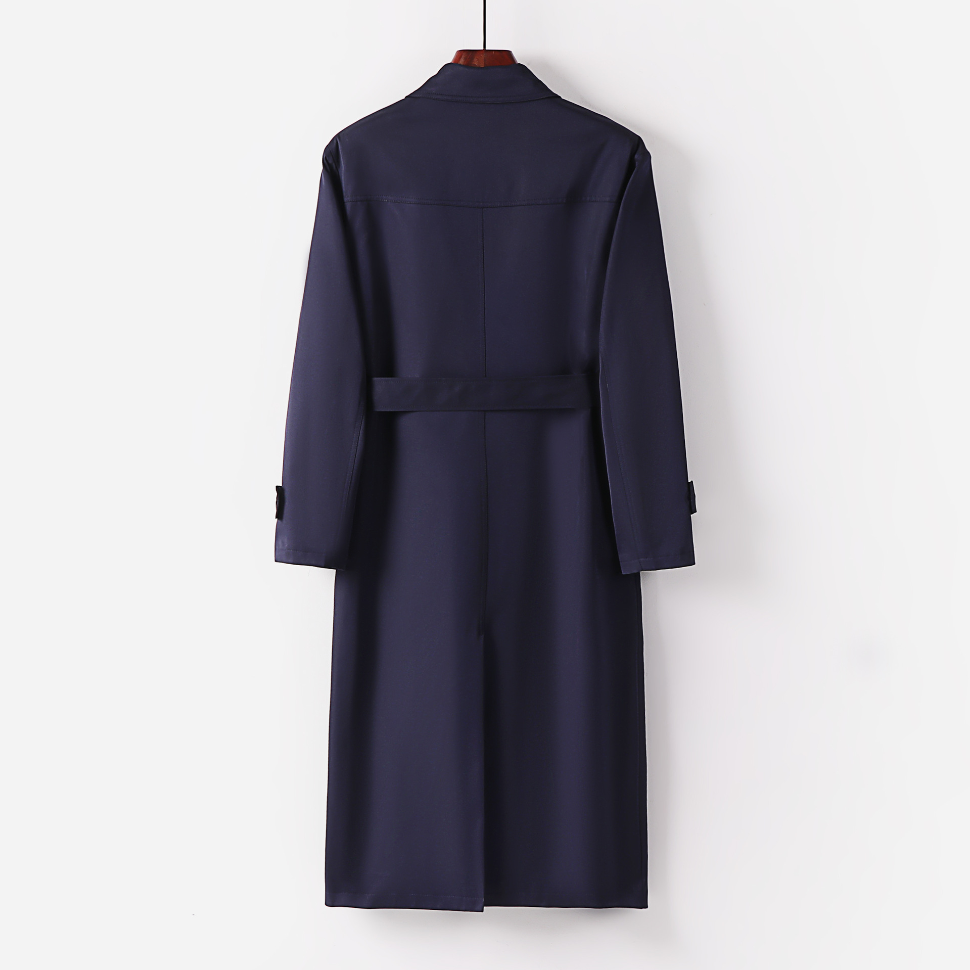 아우터 라지 사이즈 신상 남성용 트렌치코트 맥시 기장으로 캐주얼 트렌드 터틀넥 봄 가을