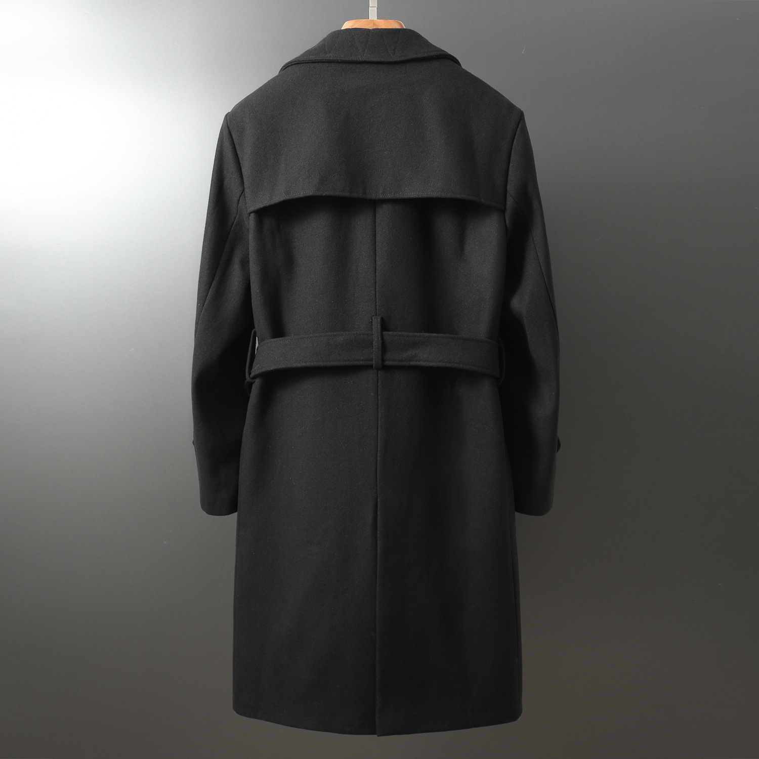 가을 겨울 모직코트 신상 남성복 롱 슬림코트 트렌치코트 캐시미어 더블 트렌치코트