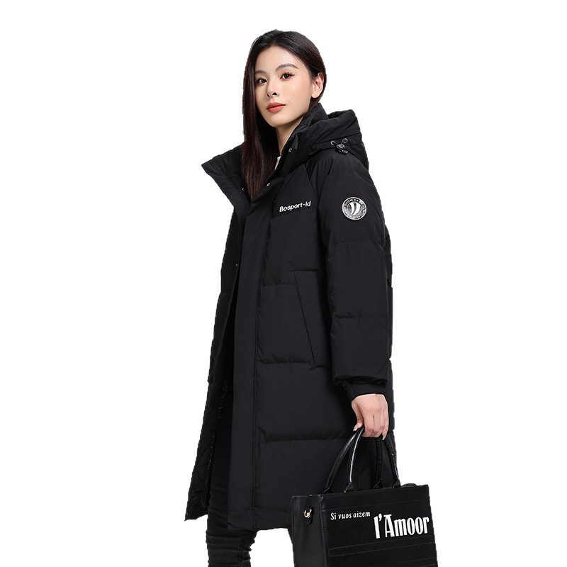 겨울 여성복 패딩 점퍼 하프 기장의 커플 아우터입니다