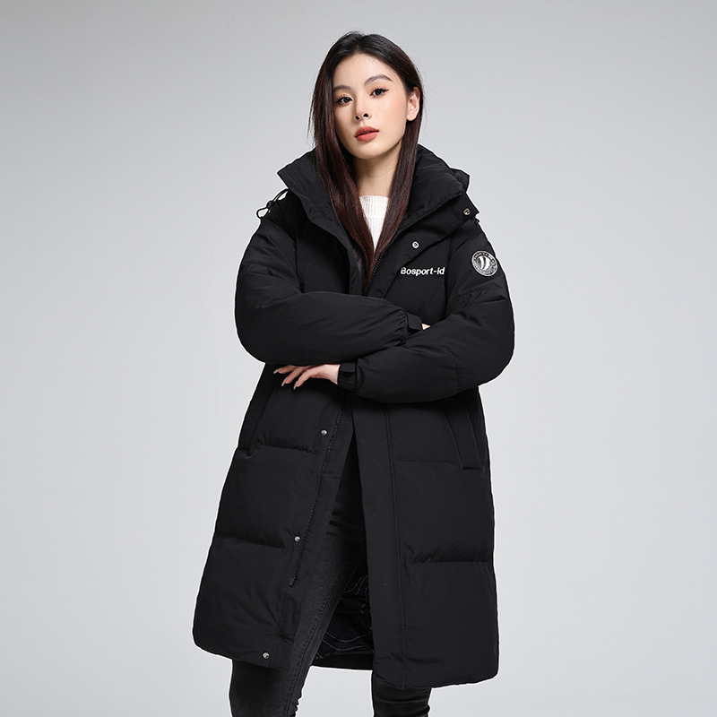 겨울 여성복 패딩 점퍼 하프 기장의 커플 아우터입니다